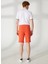Turuncu Erkek Sweat Şort FM23S02EFORANGE 5