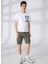 Bisiklet Yaka Beyaz Erkek T-Shirt FM23S38TGWHITE 2