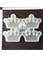 Epoksi Reçine Silikon Kalıp Çoklu Kral Tacı Figürü Magnet Anahtarlık HB14034 - 0008 1