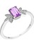 Pırlanta ve Lilac Ametist Taşlı Yüzük 0417R0319 1