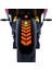 Moto Rider 4'lü Sticker Seti Floresan Turuncu Iç Dış Jant Şeridi Kask ve Çamurluk Çınar Extreme 4