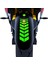 Moto Rider 4'lü Sticker Seti Floresan Yeşil Iç Dış Jant Şeridi Kask ve Çamurluk Çınar Extreme 4