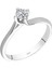 F Renk 0,17 Karat Pırlanta Tektaş Yüzük 0417R0310 1