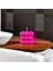 Dekoratif Pembe Bubble Mum %100 Alman Soya Wax 4