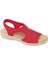 Kadın Sandalet 25322 Valleverde Elastico Sandalo Rosso 1