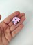 Terlik Ayakkabı Sandalet Tokası Pac Man Pinky 1 Adet Silikon Kız Erkek Aksesuar Hediye 1