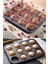 Tilbe Home Mini Muffin Kalıbı 24'lü + Büyük Cupcake Kek Kapsülü Fırın Kalıbı 12'li 3