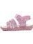 Arz 4222-B Pembe Simli Bebek Sandalet 1