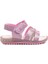 Arz 4222-B Pembe Simli Bebek Sandalet 2