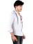 Kapüşonlu Cepli Slim Fit Likralı Kot Gömlek 2300396 2