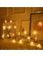 Heart Photo Clip String LED Warm Light Gün Işığı Pilli Kalpli Mandal LED Işık 2 Metre Gün Işığı LED 2