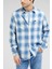Regular Fit Normal Kesim %100 Pamuk Indigo Gömlek 1