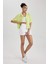 Coool Oversize Fit Pijama Yaka Kısa Kollu Kısa Kollu Gömlek W6864AZ23SP 3