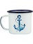 Çapa Emaye Mug Tekli Çelik Üzeri Emaye Kaplama Kupa 1 Adet 1