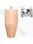 Ahşap Koltuk Ayağı / Uzunluk: 8 cm / Çap: 5.5 cm 1