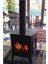 Flame Stove FS-15YK4 Camlı Yandan Kapaklı Döküm Şömine Soba 5