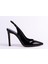 Stiletto Arkası Açık Büyük Numara Bayan Ayakkabısı 2