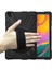 Apple iPad 5 Nesil 9.7 2017 Kılıf Askılı Standlı Tank Koruyucu Dönen A1822 A1823 (Defender) 3