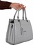 M824 Açık Gri Suni Deri Bayan Çapraz El ve Omuz Çantası 1