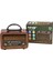NS-8069 USB / Tf Kart / Fm Retro Taşınabilir Bluetooth Hoparlör 1