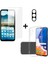 Samsung Galaxy A14 ile Uyumlu Kılıf Şeffaf Temperli Kırılmaz Cam Ekran ve Kamera Lens Koruyucu Seti 1