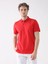 Kırmızı Erkek Slim Fit Polo Yaka Tshirt 1