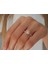 Pırlanta ve Beyaz Safir Taşlı Romagna Yüzük 0447R0044 5