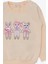 Kız Çocuk Sweatshirt Sevimli Hayvancıklar Baskılı 1.5-5 Yaş, Krem 3