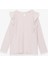 Kız Çocuk Bluz Fırfırlı 6-12 Yaş, Krem 1