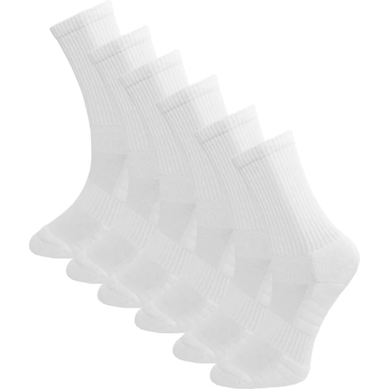 DuraSocks Erkek-Kadın Uniseks Spor Çorap, Anti-Bacterial, Tenis, Esnek,  Dikişsiz Çorap (6 Çift)