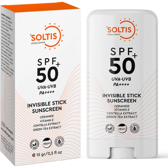 Soltis Şeffaf Stick Güneş Koruyucu SPF50+ Pa++++