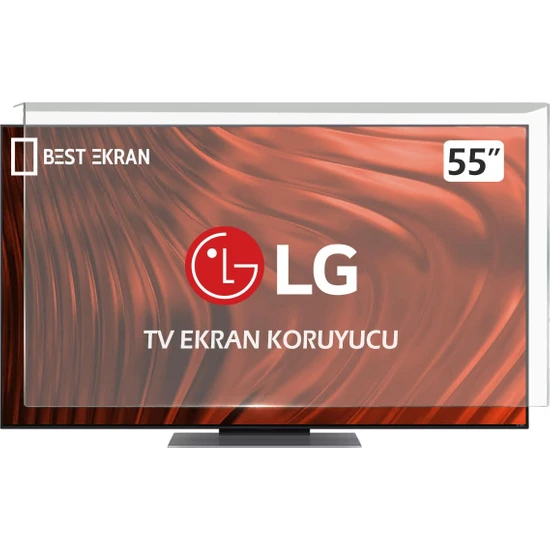 Best Ekran Lg 55QNED816RE Tv Ekran Koruyucu - Lg 55 Inç 139 cm Qned Tv Ekran Koruyucu