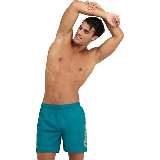 Arena Fundamentals Logo Boxer Men's Swimsuit Erkek Yüzücü Mayosu