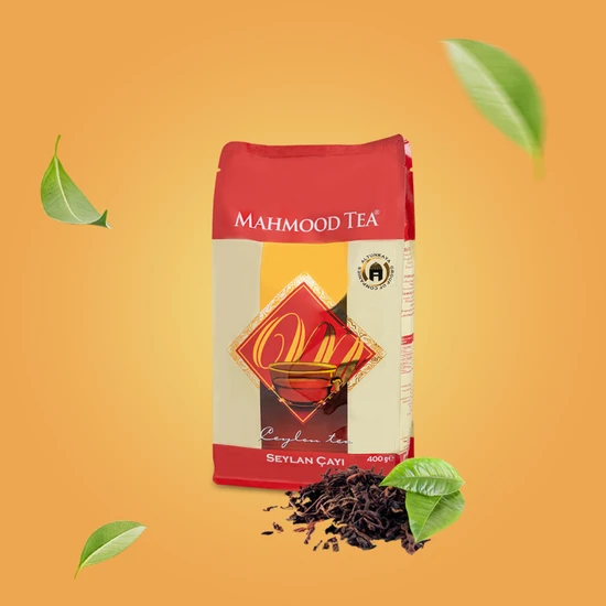 Mahmood Tea Ithal %100 Saf Seylan Pekoe Dökme Çayı 400 gr Bardak Hediyeli