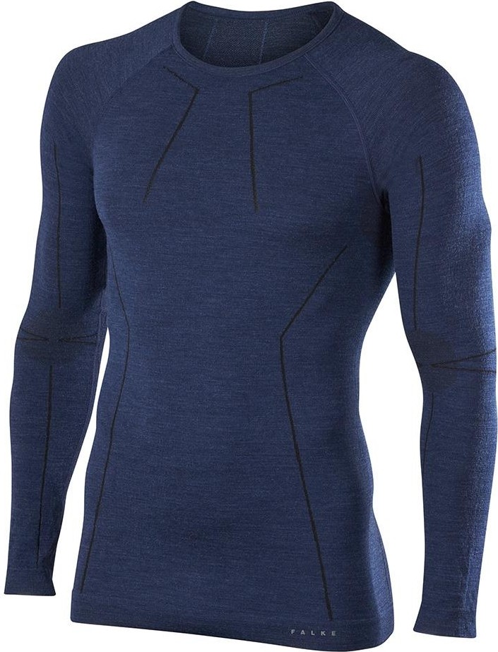 Falke Wt Long Sleeved C Üst Içlik-Lacivert