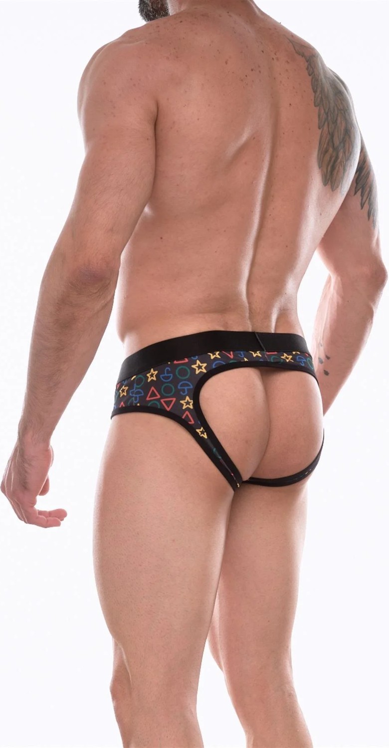 Don Moris Erkek Fantezi Desenli Jockstrap Iç Çamaşırı