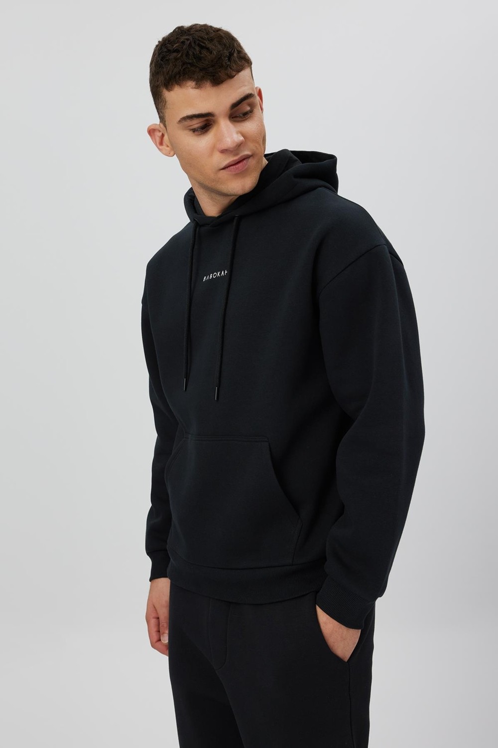 Babokah Nakışlı Kapüşonlu Sweatshirt