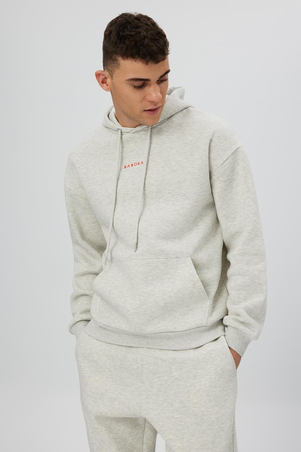 Babokah Nakışlı Kapüşonlu Sweatshirt
