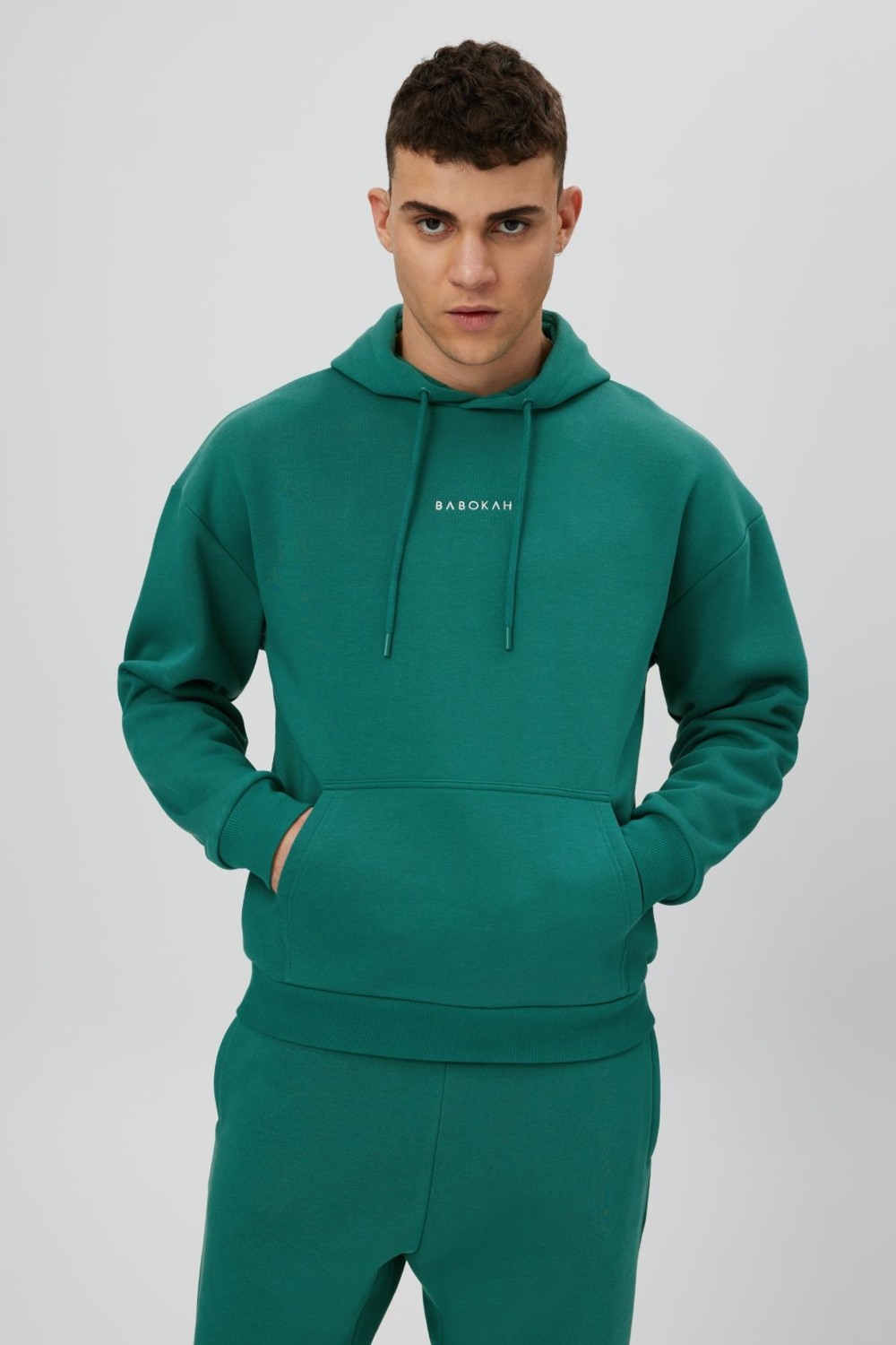 Babokah Nakışlı Kapüşonlu Sweatshirt