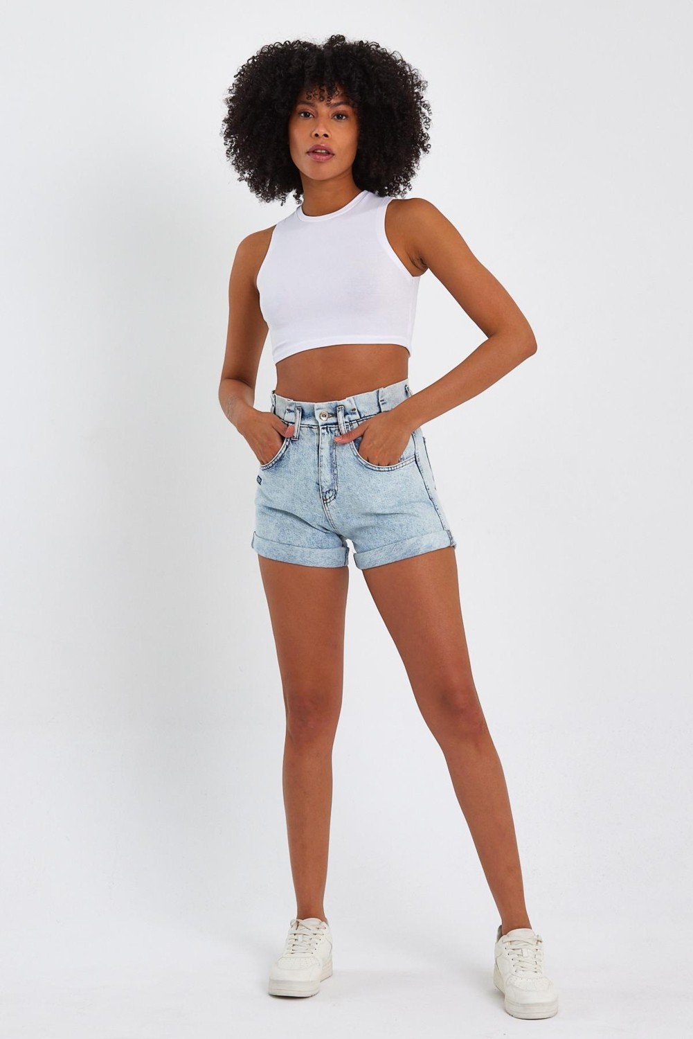 Alexander Gardi Özel Koleksiyon Denim Mini Şort (4012S) görsel 8