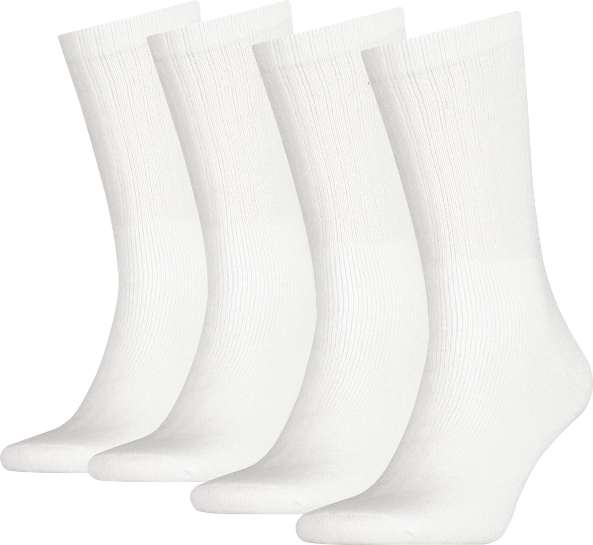 B&D Socks Erkek 4'lü Paket Beyaz Tenis Spor Çorabı görsel 3