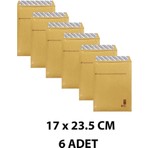 Asil Doğan Hava Kabarcıklı Zarf 3/c 17 x 23,5 Formula  95 Gr. AS-9102 - 6 Adet
