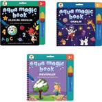 Lino Aqua Magic Book (Su ile Boyama Kitabı) Eğlenelim Öğrenelim - Oyunlar - Mevsimler 3'lü Set