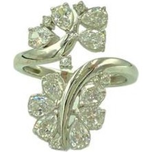 Best My Silver Kadın Gümüş Zirkon Taşlı Yüzük