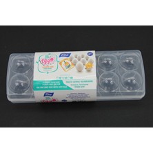Eggo 12 Bölmeli Şeffaf Yumurta Saklama Kabı