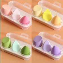 3'Lü Standlı Makyaj Süngeri Seti