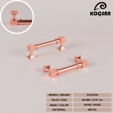 Koçsan Zümra Kulp Lüks Country Mutfak Mobilya Dolap Çekmece Kulpu Rose 96 mm