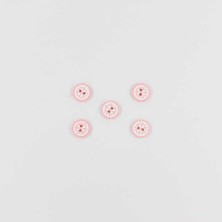 Pukka Kar Tanesi Bebe Düğme(5 Ad.)-Pembe-No:2