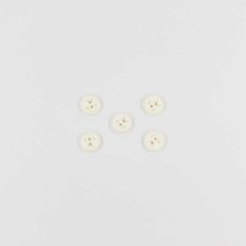 Pukka Balık Baskılı Bebe Düğme(5 Ad.)-Krem-No:1