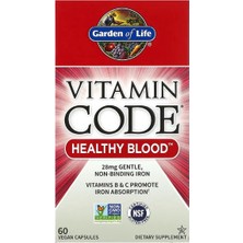 Garden Of Life, Vitamin Code, Healthy Blood, 60 Vegan Capsules